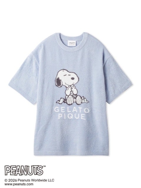 Gelato Pique Men's Smoothie Jacquard Pullover (Peanuts collab)