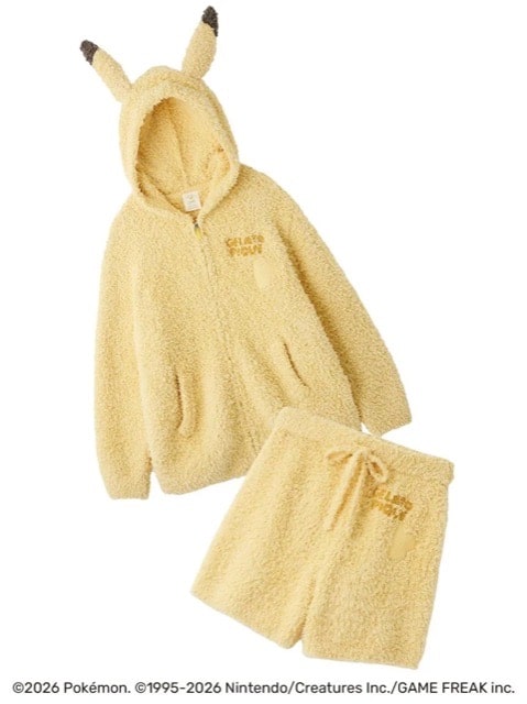 Gelato Pique Gelato Pikachu Hoodie and Shorts Set (Pokémon collab)