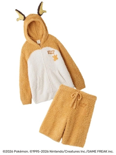 Gelato Pique Men's Gelato Raichu Hoodie and Shorts Set (Pokémon collab)