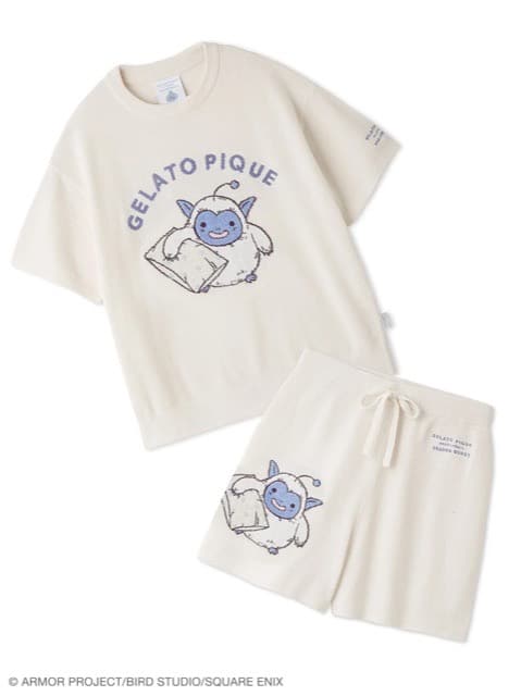 Gelato Pique Women's Jacquard Short-Sleeve Pullover and Shorts Set (Dragon Quest collab)