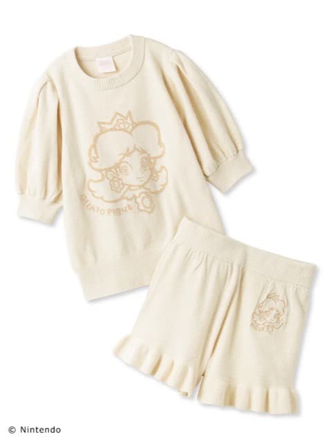 Gelato Pique Peach Collection Pullover and Shorts Set